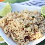 Cilantro brown rice recipe for wellness and nutrition